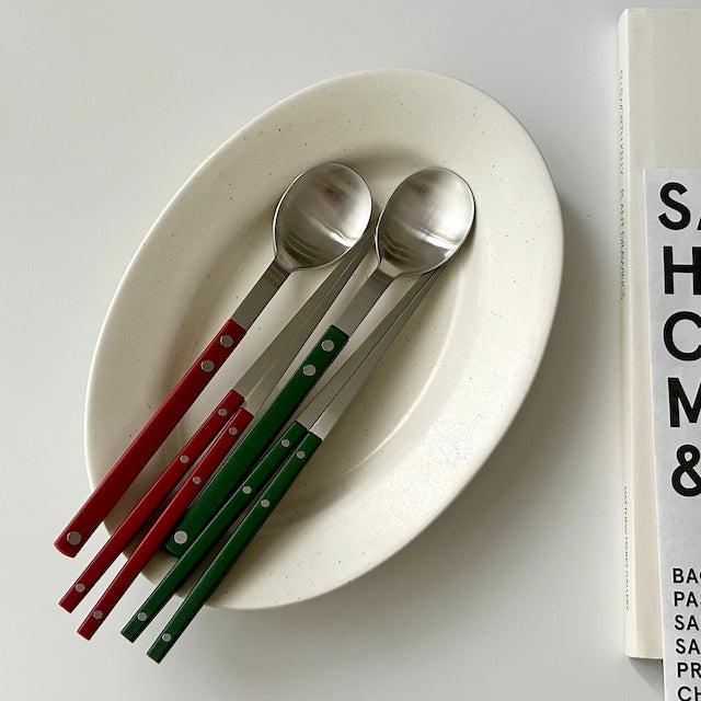 Color Block Spoon & Chopstick Set - lifestyle