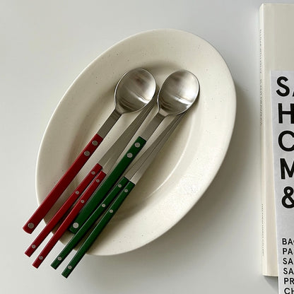 Color Block Spoon & Chopstick Set - lifestyle