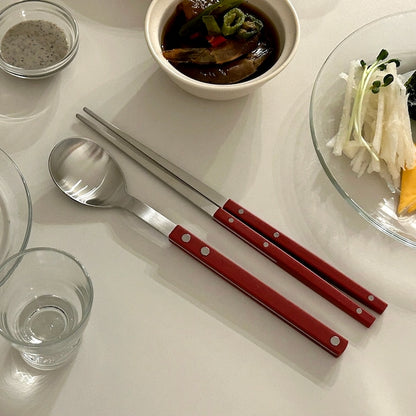 Color Block Spoon & Chopstick Set - image 6 of 10