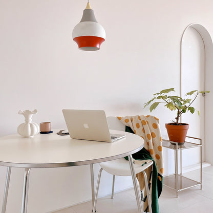 Round Chrome Dining Table