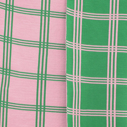Verde Check Knit Blanket