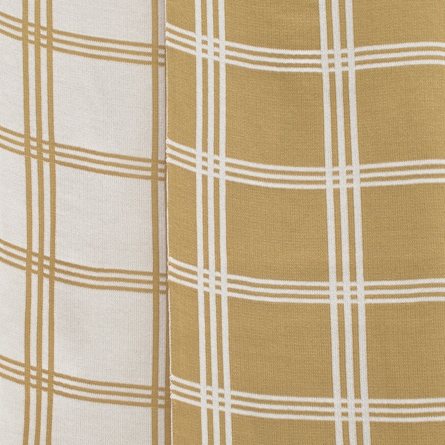 Verde Check Knit Blanket