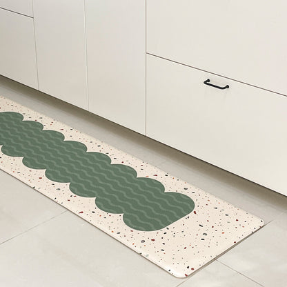 Wave Terrazzo Kitchen Cushion Mat