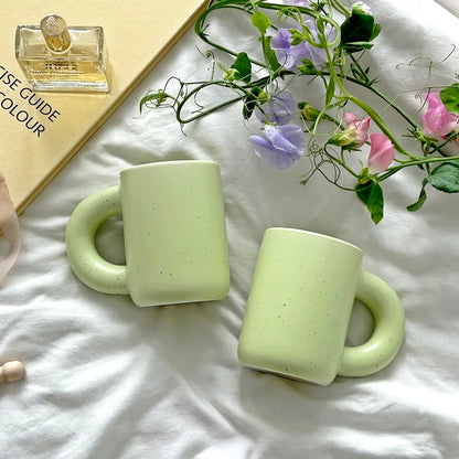Cozy Dot Ceramic Mug Set