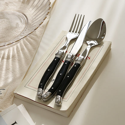 Classic Handle Cutlery 3-Piece Set for 2