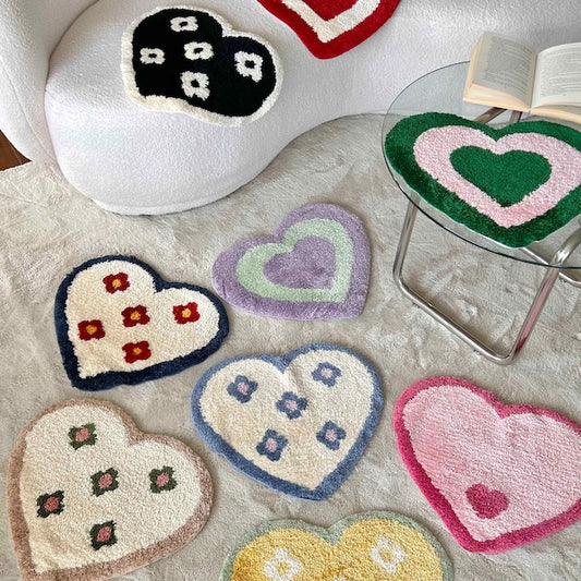 Heart in Garden Tufted Rug