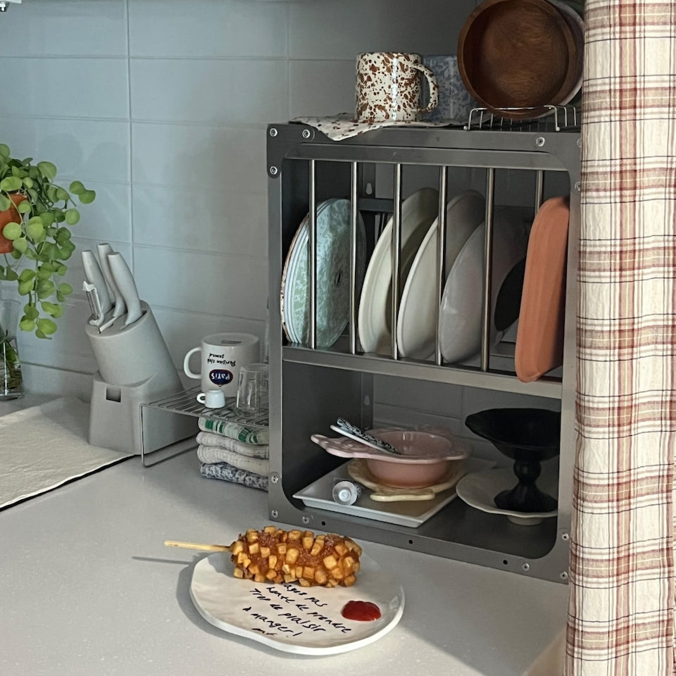 Stainless Steel Countertop Dish Rack