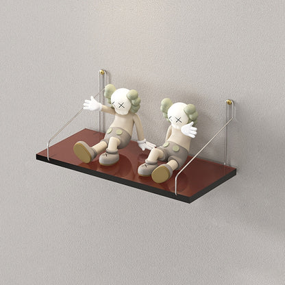 No-Drill Clear Acrylic Wall Shelf