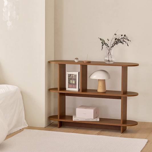 3-Tier Round Edge Open Shelf