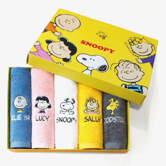 Snoopy Peanuts Towel Gift Set (5-Pack)