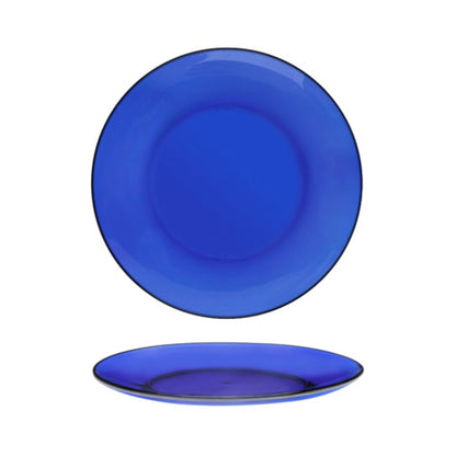 Colored Glass Dessert Plate