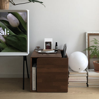 Multipurpose Cube Storage Table