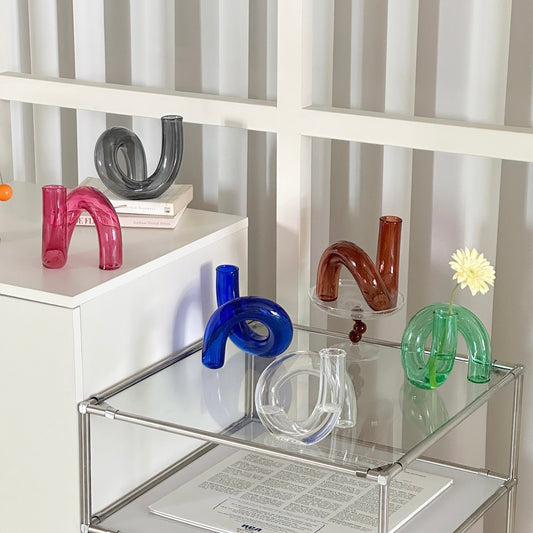 Glass Pipe Vase