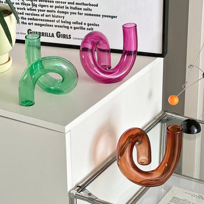 Glass Pipe Vase