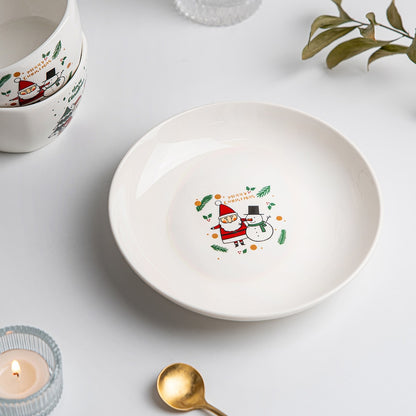 Santa Christmas Dinnerware Set for 4