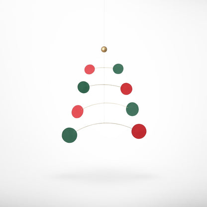 Minimalist Christmas Tree Hanging Mobile