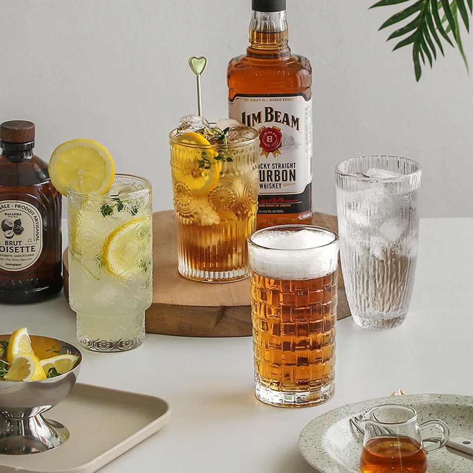 Yusato Highball Beer Glasses 12.7 oz (375 ml), 2P