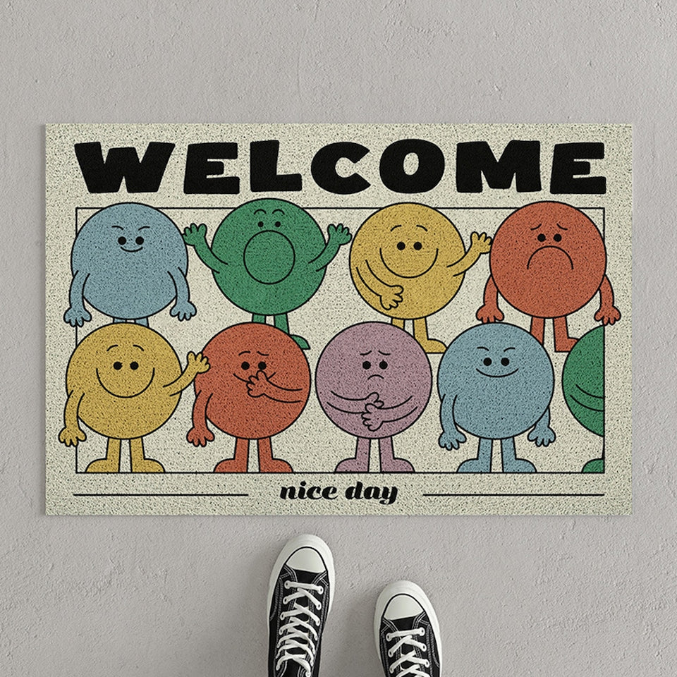 Nice Day Pop PVC Coil Door Mat