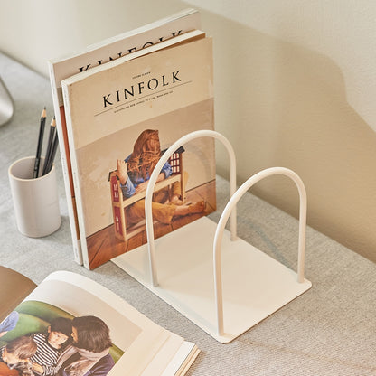 U-Steel Metal Bookend Organizer