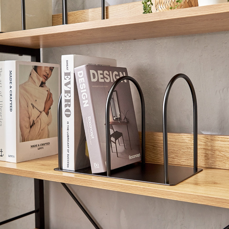 U-Steel Metal Bookend Organizer