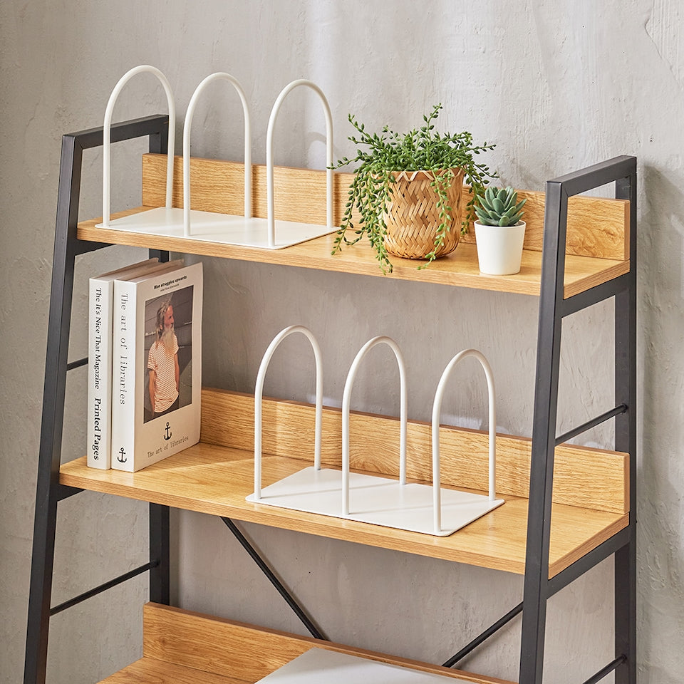 U-Steel Metal Bookend Organizer