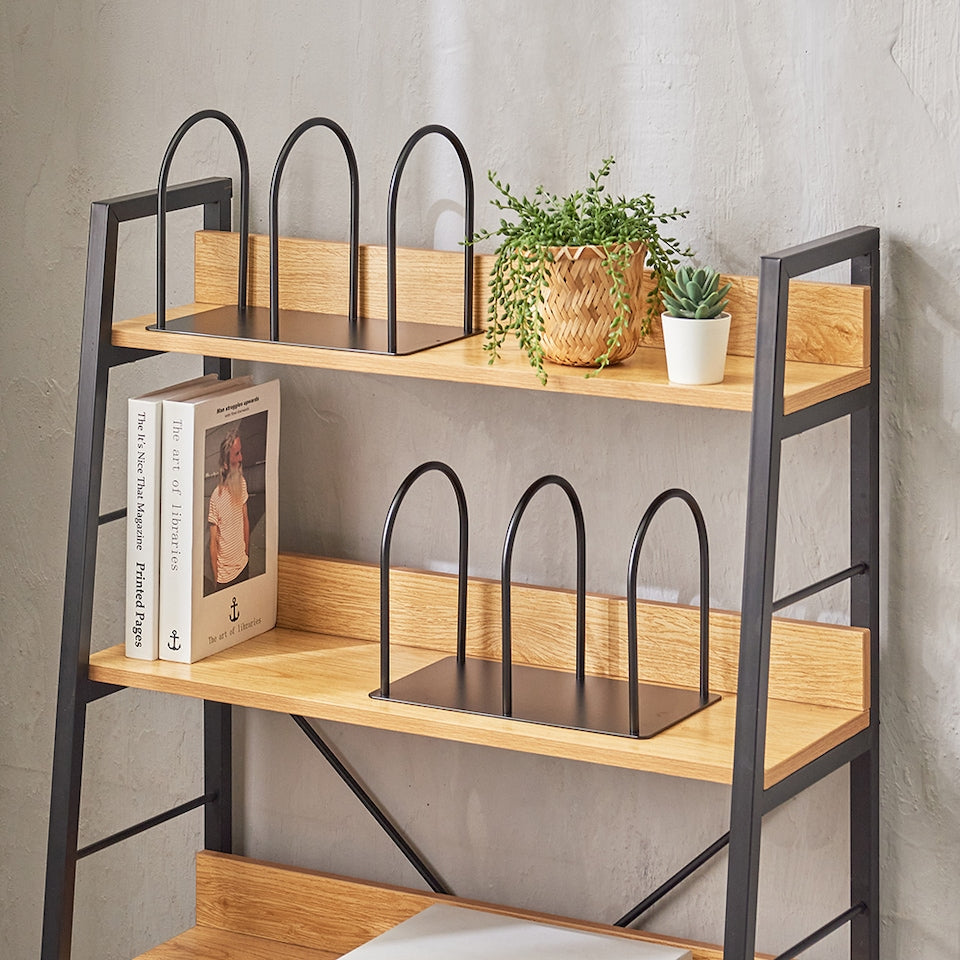 U-Steel Metal Bookend Organizer