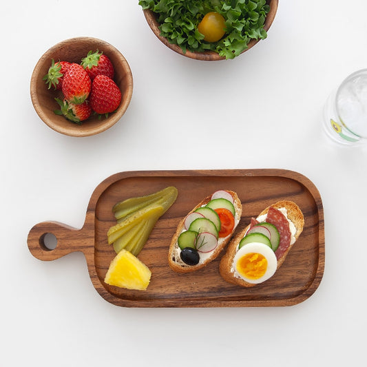Acacia Wood Brunch Serving Tray