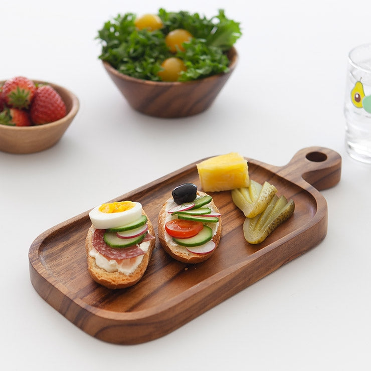 Acacia Wood Brunch Serving Tray