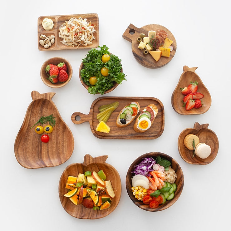 Acacia Wood Brunch Serving Tray