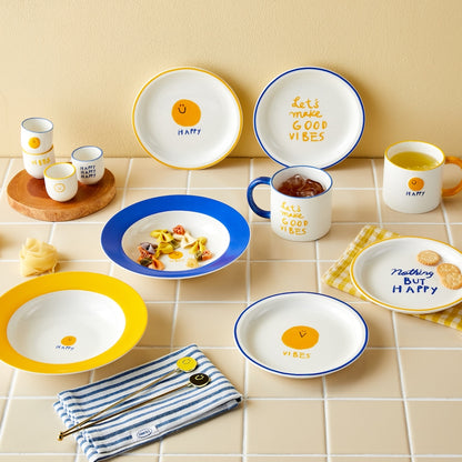 ON Smile Plate Set for 4 (4-Piece)