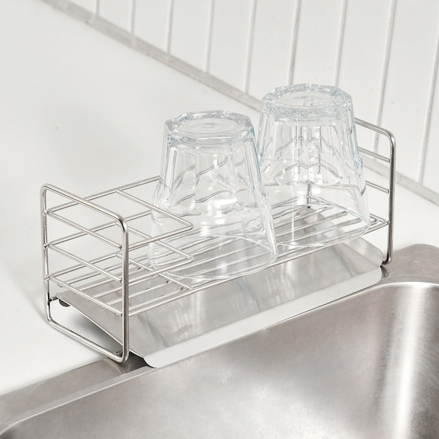 Stainless Steel Sponge Holder with Drain Tray