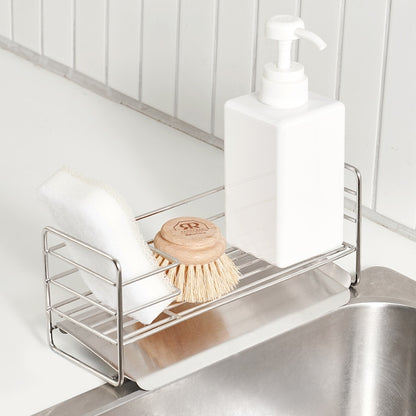 Stainless Steel Sponge Holder with Drain Tray