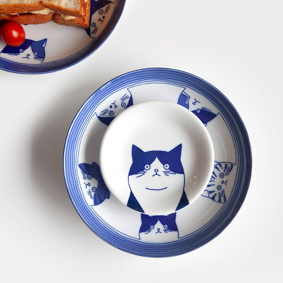 Cutie Neko Pasta Plate (2-Piece)