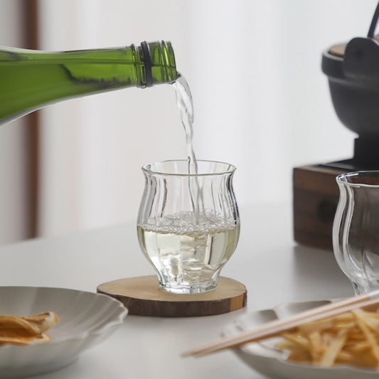 Tulip Tea Glass - detail view