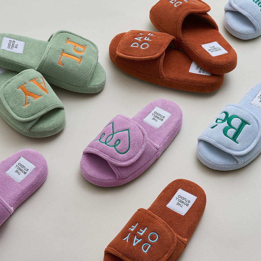 Terry Velcro Memory Foam Cloud Comfort Slippers