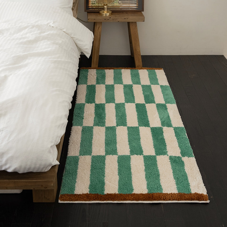BWTZ Soft Step Long-Pile Bedroom Rug