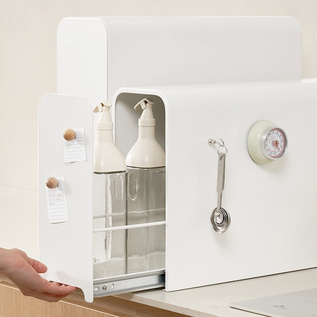 Mudita Slim Sliding Door Cabinet - detail view