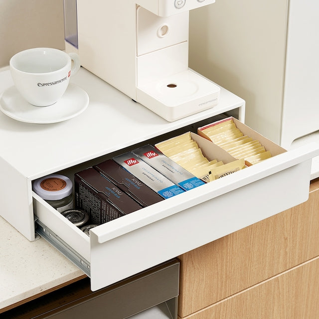 Countertop Coffee Station Organizer Drawer