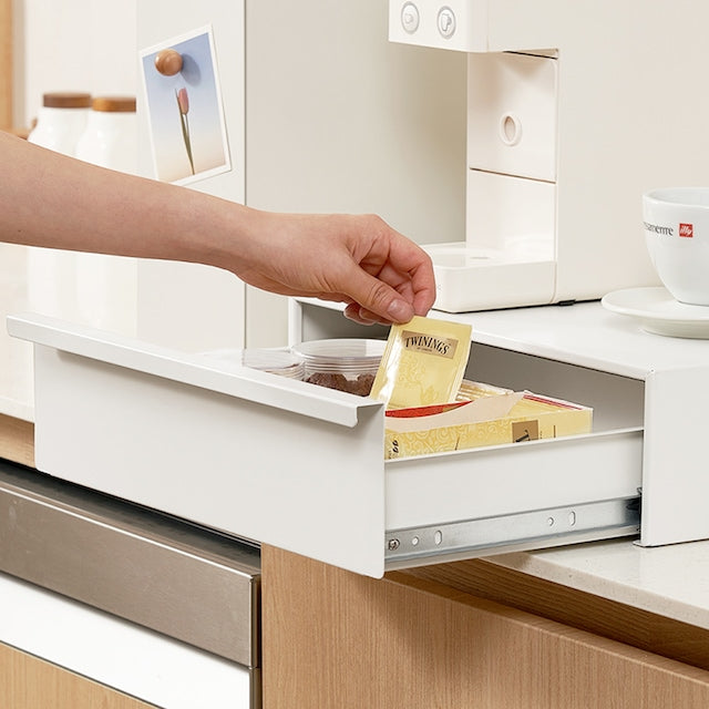 Countertop Coffee Station Organizer Drawer