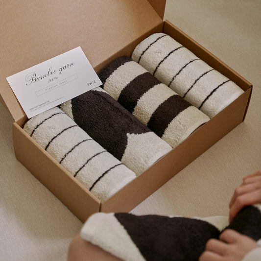 BWTZ Onyx Bamboo Yarn Hotel Face Towel