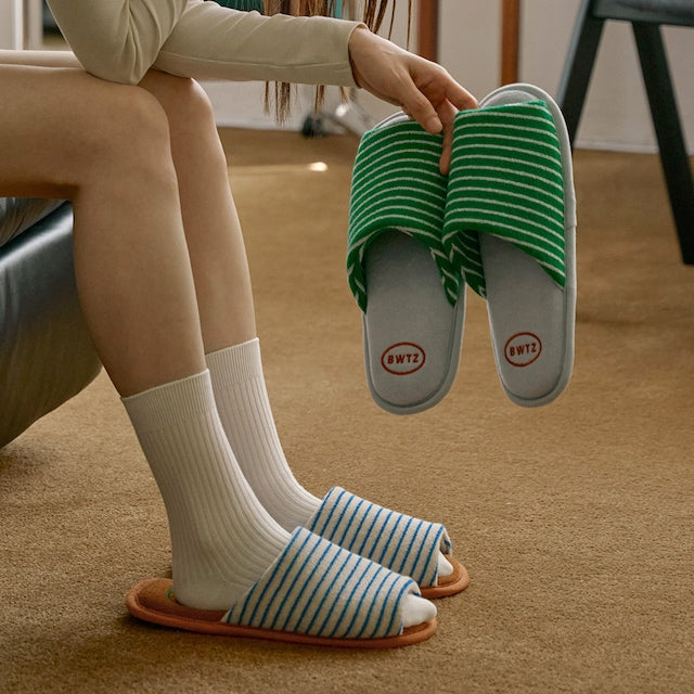 BWTZ Terry Stripe Indoor Slippers - image 6 of 6