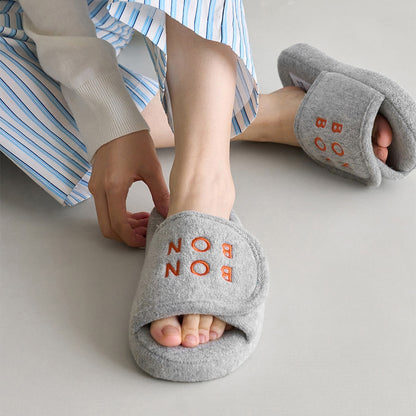 BWTZ Terry Velcro Memory Foam House Slippers