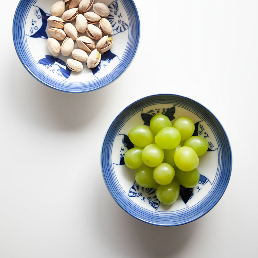 Cutie Neko Bowl Plate (2-Piece)