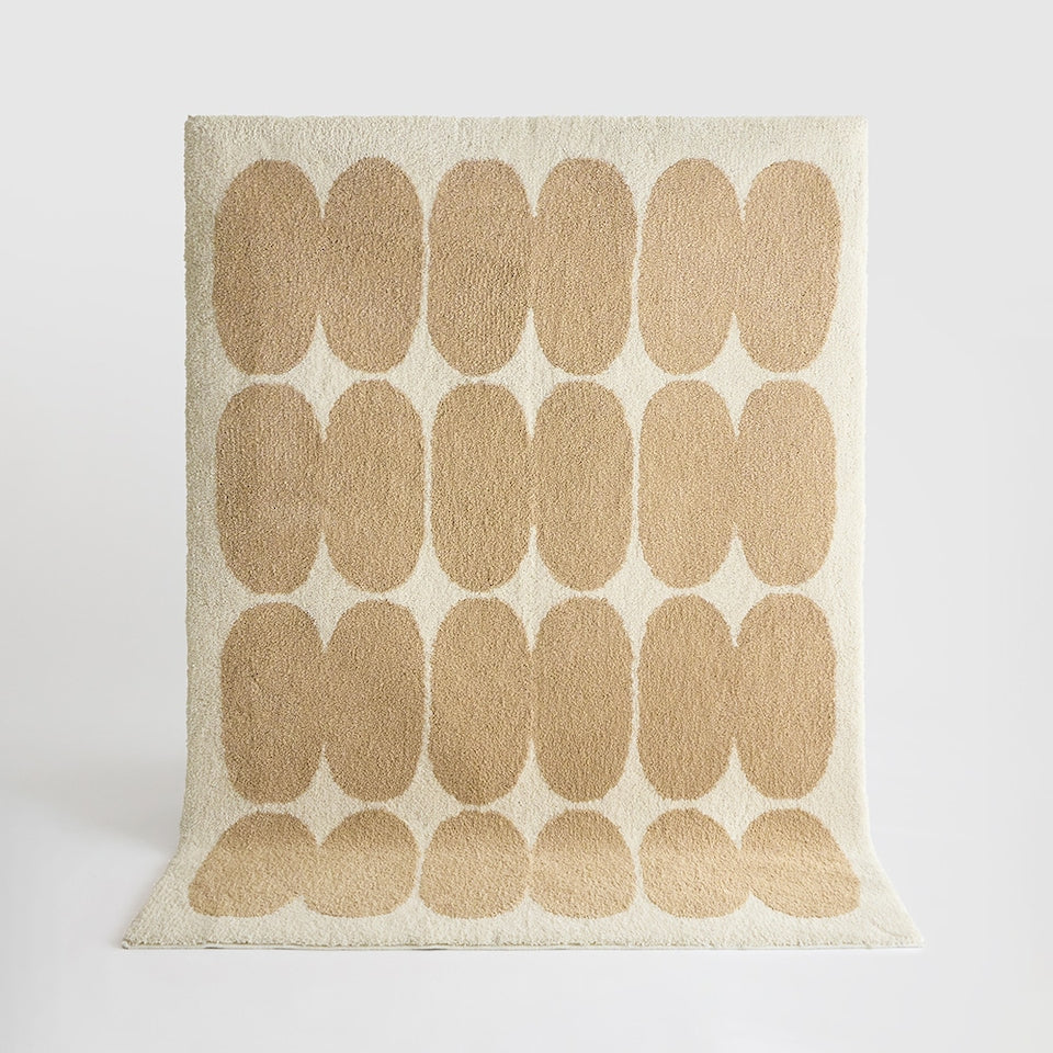 BWTZ Plush Long-Pile Jacquard Area Rug
