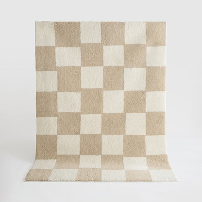 BWTZ Plush Long-Pile Jacquard Area Rug