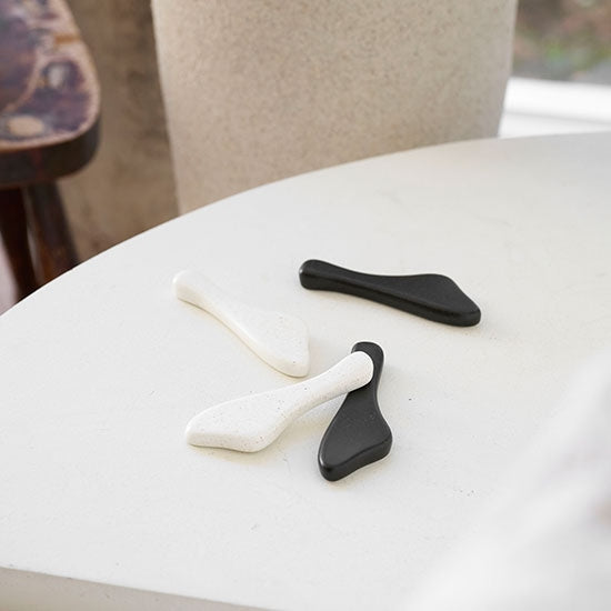 Rocher Ceramic Spoon Rest Set (2-Piece)