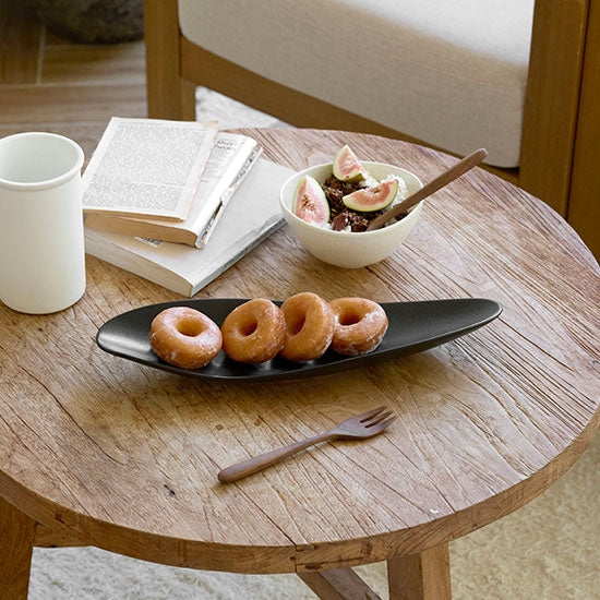 Rocher Ceramic Oval Long Plate