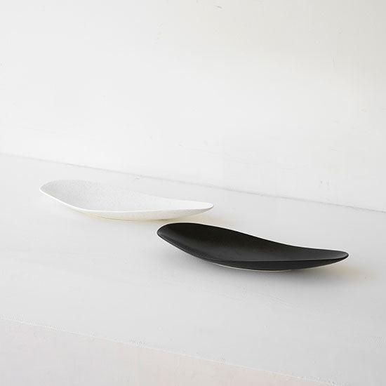 Rocher Ceramic Oval Long Plate