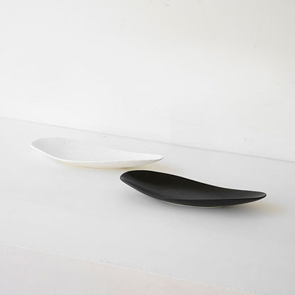 Rocher Ceramic Oval Long Plate