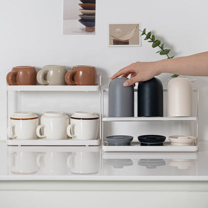 Cup & Mug Drying Rack with Drain Tray